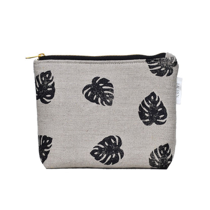 Make Up Bag Linen Makeup/ Wash Bag homeware shops bristol gift shops bristol Lauren Holloway
