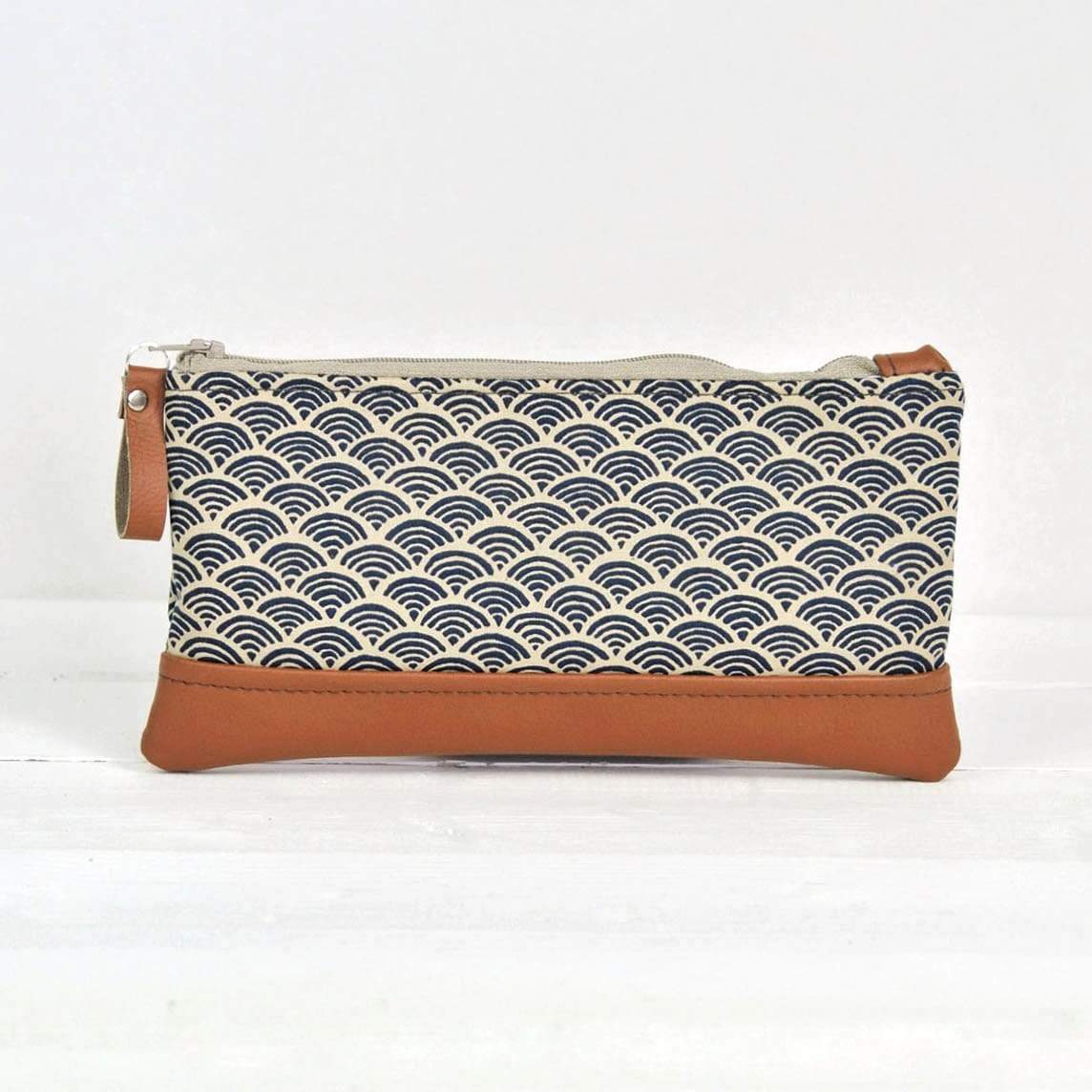 Pencil Case Blue Wave Pencil Case (various designs) homeware shops bristol gift shops bristol Lauren Holloway