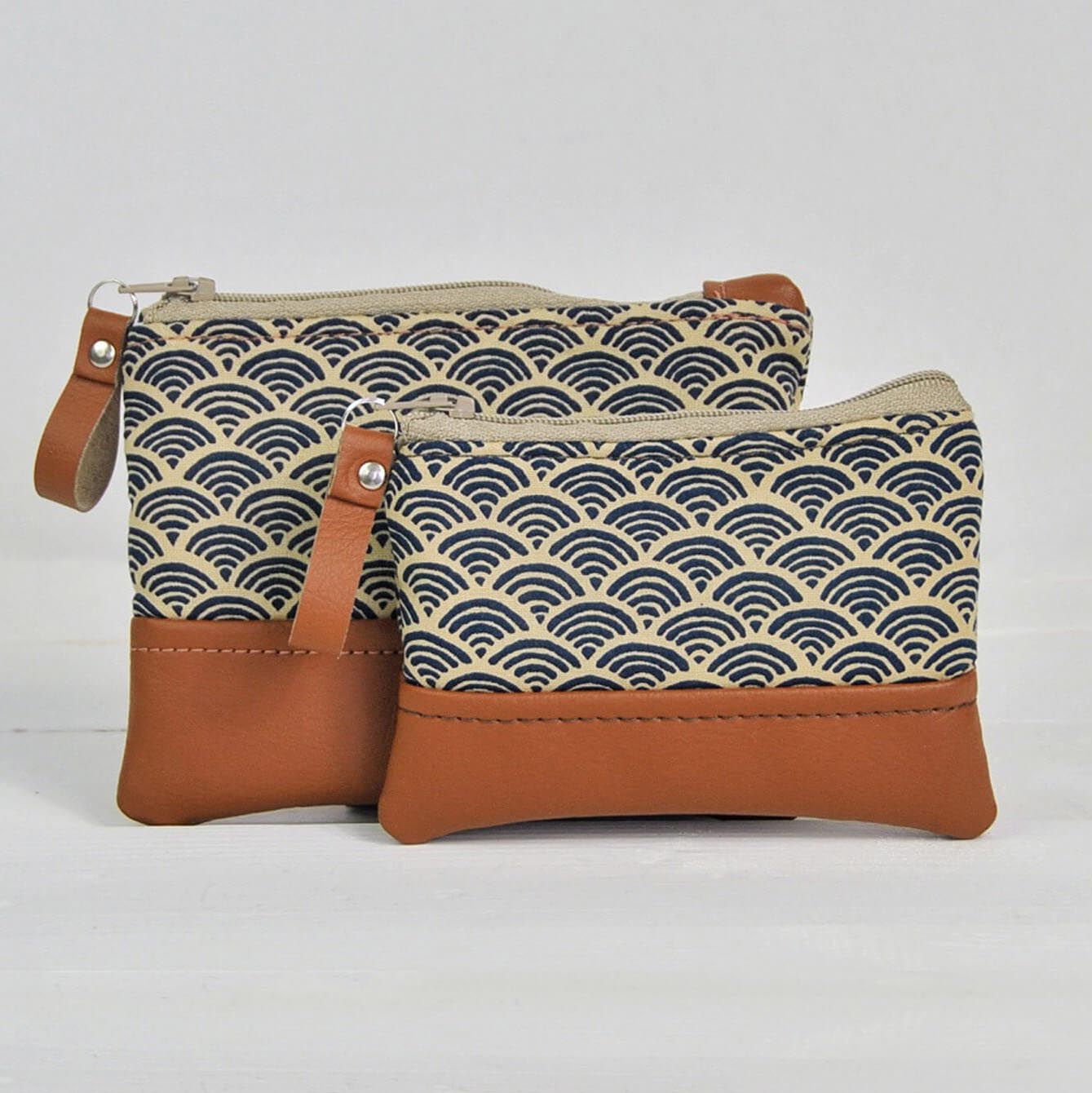 Purse / Wallet Small Coin Purse - Blue Wave homeware shops bristol gift shops bristol Lauren Holloway