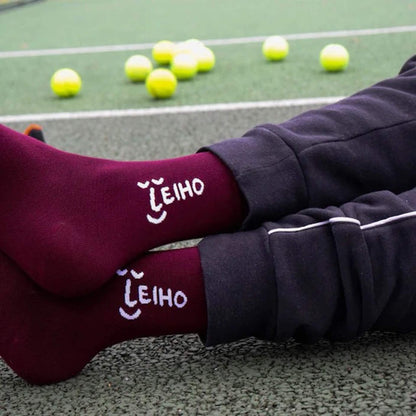 Socks Smiley Bamboo Socks - 'Your Favourite' Burgundy Red homeware shops bristol gift shops bristol Leiho