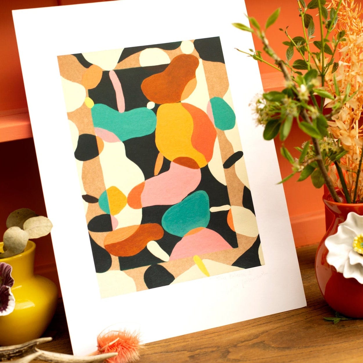 Prints Blue Balance Fine Art Print homeware shops bristol gift shops bristol Louise Forster-Smith