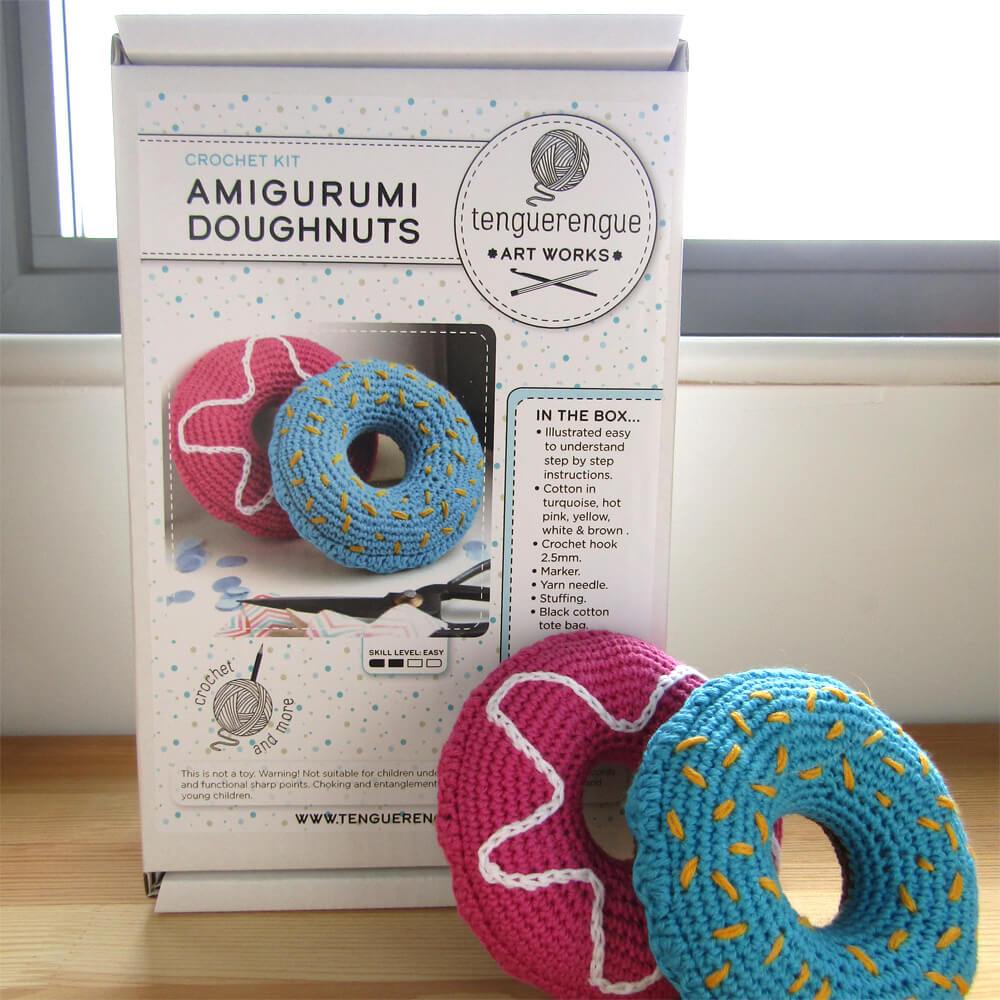 Art & Craft Kits Crochet Kit: Doughnuts homeware shops bristol gift shops bristol Tenguerengue